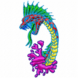 Fishes Embroidery Design 4 Fishes Embroidery Design 4